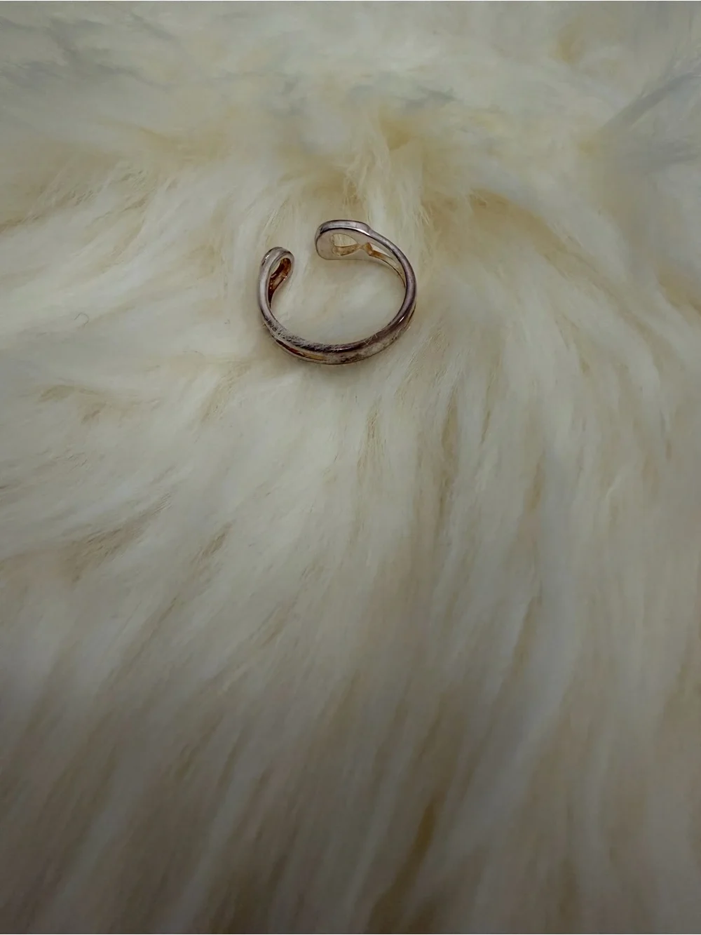 UNICEF Donation Ring Minimalist Open-Ended Gold Ring - Women Jewelry
